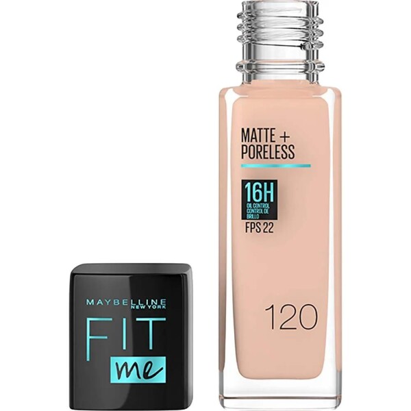 Base Líquida Fit Me Matte + Poreless 120 FPS 22 - Maybelline Base Líquida Fit Me Matte + Poreless 120 FPS 22 - Maybelline