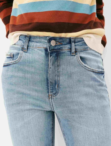 JEAN BÁSICO CINTURA MEDIA - SKINNY AZUL