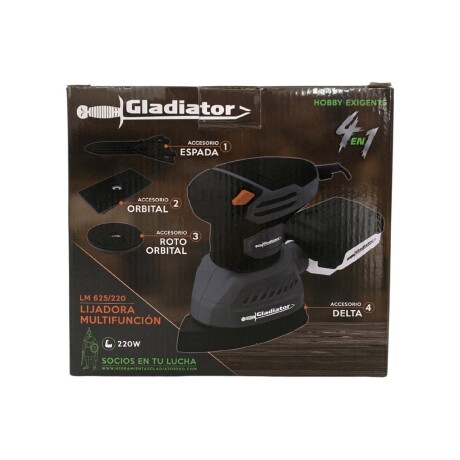 Lijadora Multifunción Gladiator 4 EN1 220W 001