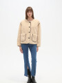 Campera Selenia Beige Claro