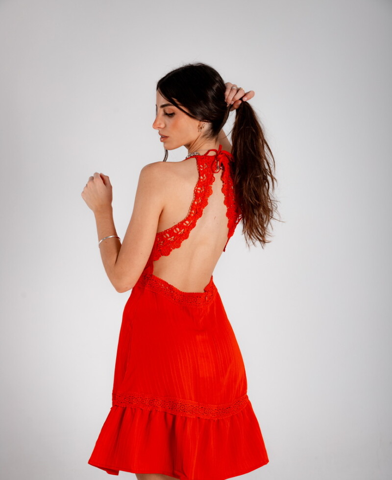 Vestido Amanda rojo