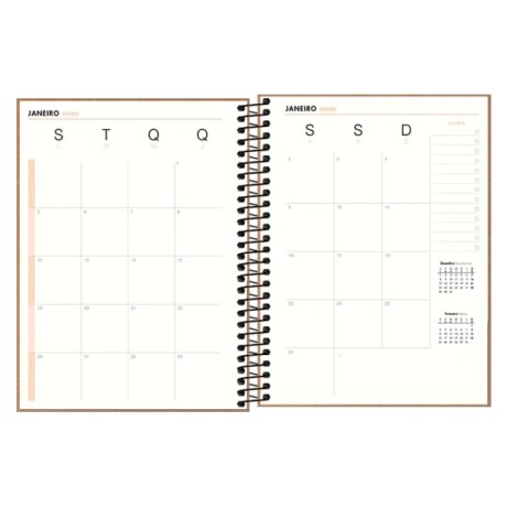 Agenda Tilibra 2026 Kraftwork Diseño 3