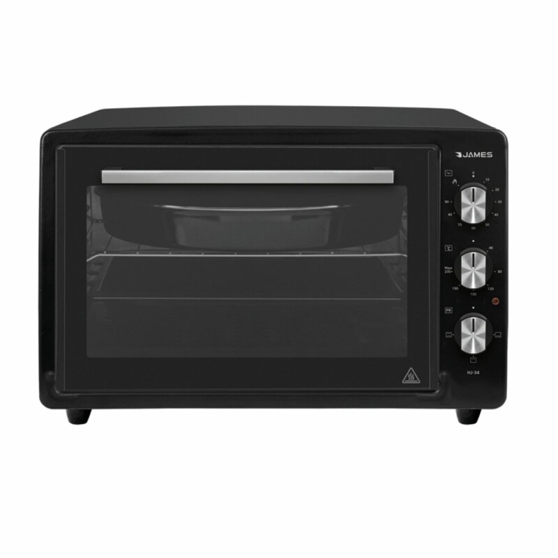 Horno Eléctrico James Modelo HJ34 1300 W 34 L Negro Horno Eléctrico James Modelo HJ34 1300 W 34 L Negro
