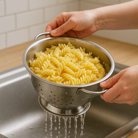 Colador Prisma de Acero Inoxidable 24 cm Colador Prisma de Acero Inoxidable 24 cm