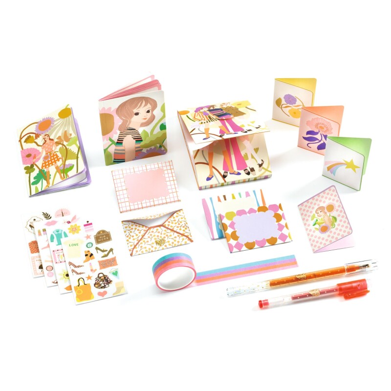 Kit papelería Tinou Djeco Kit papelería Tinou Djeco