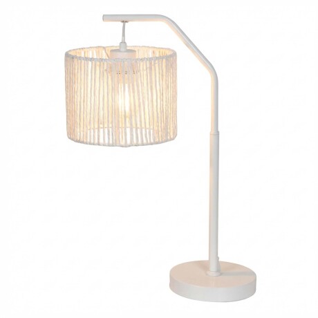 LAMPARA DE MESA METAL BLANCO LT95010