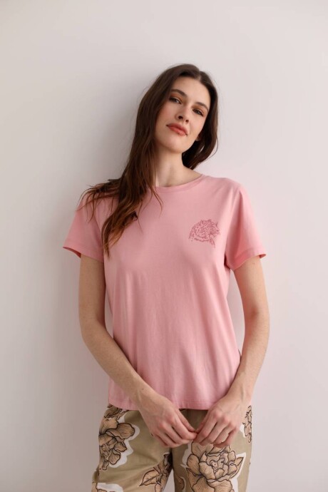 Remera Cheetah Pink Remera Cheetah Pink