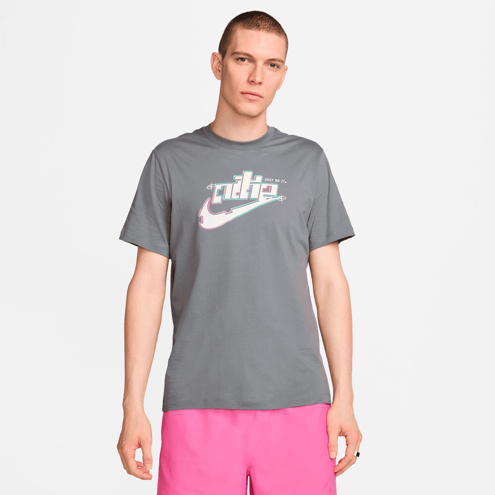 Camiseta nike gris hombre clearance