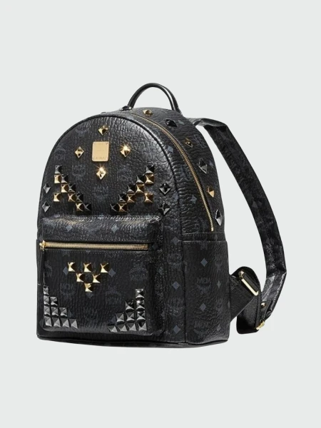 Mochila de lona revestida estampada con tachuelas, Stark 0