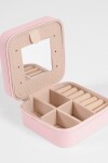 Alhajero organizador cuadrado rosa