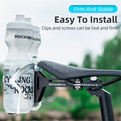 Soporte de Bicicleta para 1O2 Porta Caramañola Rockbros Robusto 001