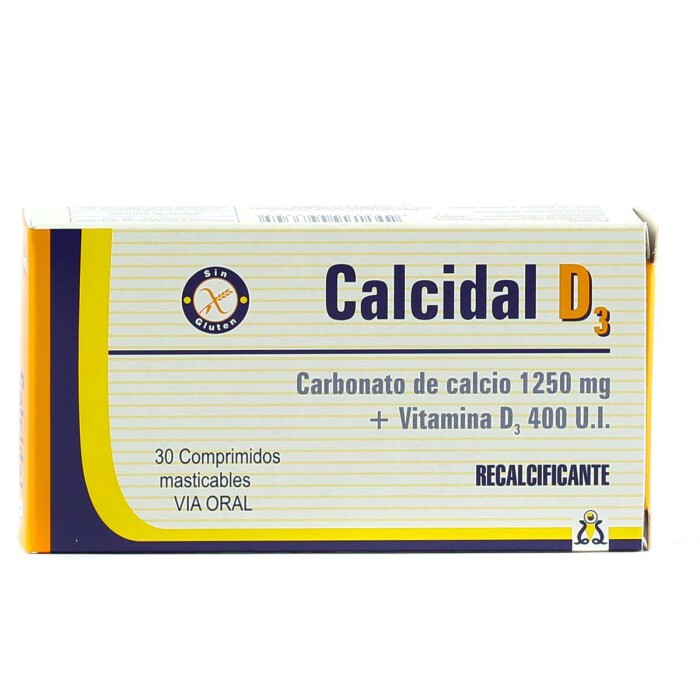 CALCIDAL D3 MASTICABLES CJ X 30 COMP. única