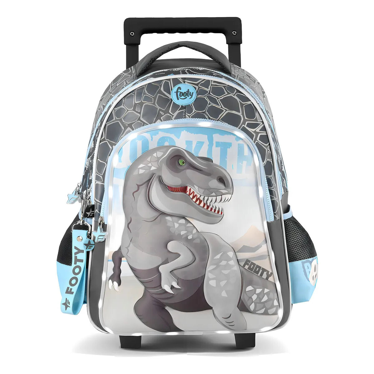 Mochila Carrito y Luces Led Footy - Dino 
