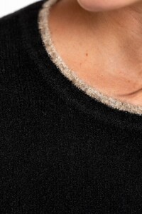 Sweater Rayado Negro