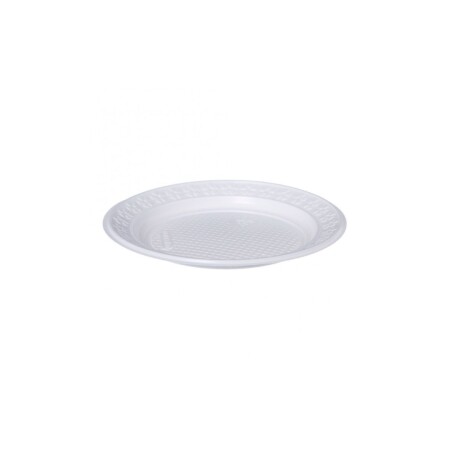 PLATOS DESCARTABLES 20,8CM X 10 UNIDADES Blanco