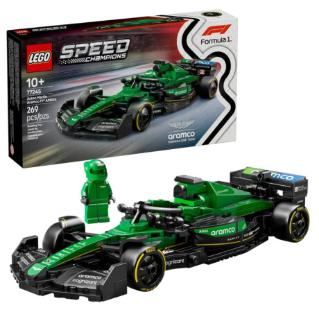 Lego Speed Champions Auto de Carreras Aston Martin Aramco F1 AMR24 269 Piezas 10+ Lego Boys