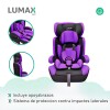 Silla para Auto Booster 3 en 1 Next Generation Lumax Kids Violeta