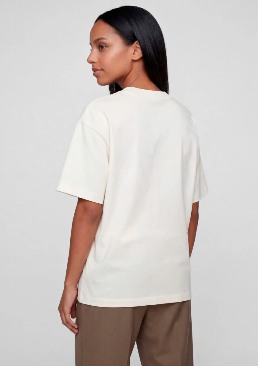 CAMISETA MANGA CORTA CON ESTAMPA - BLANCO - BLANCO 