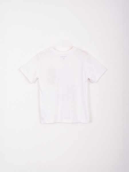 REMERA ELAINA FLOWER BLANCO