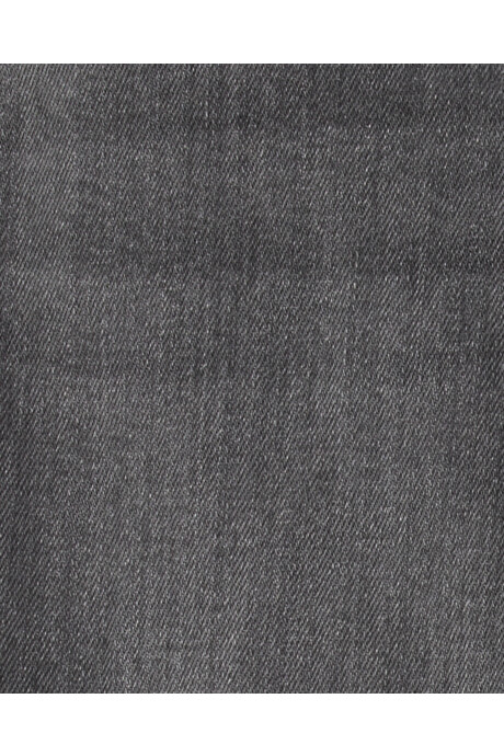 Pantalón jean de pierna ancha y dobladillo Pantalón jean de pierna ancha y dobladillo