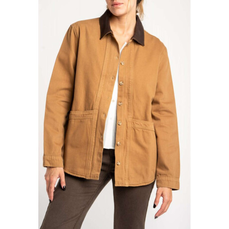 Sobrecamisa Garment Dyed Camel