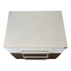 Mesa de luz blanca con 3 cajónes - MERCADERIA CON DETALLES Mesa de luz blanca con 3 cajónes - MERCADERIA CON DETALLES