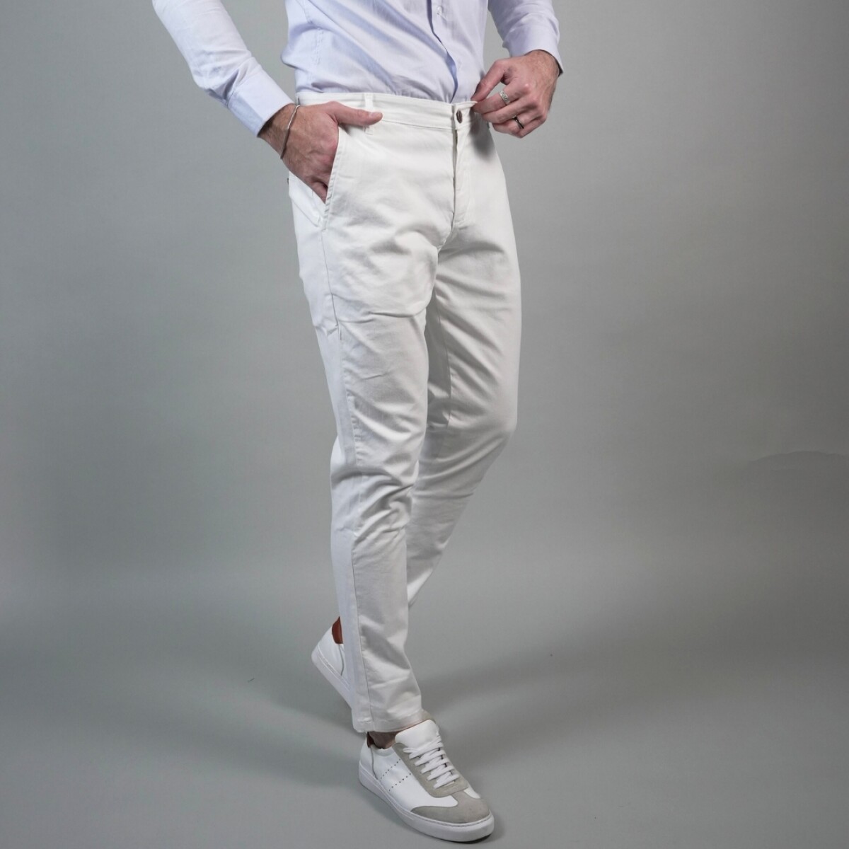 Pantalón Duo Core - Off White 