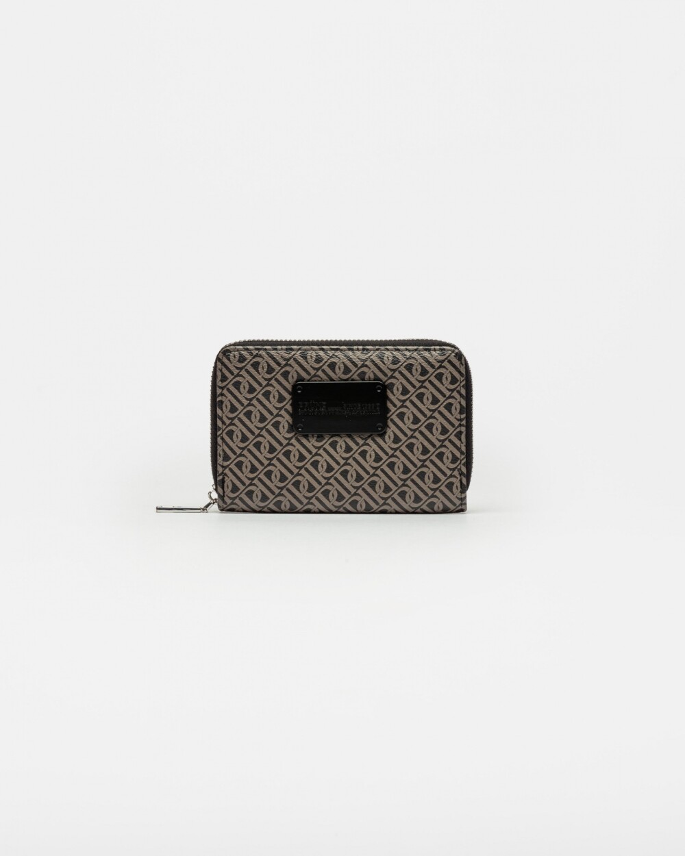 Billetera Monogram en efecto cuero Negro
