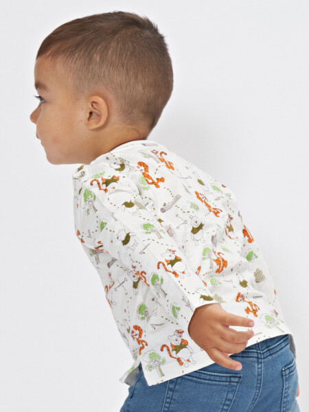 Camiseta ml estampada winnie Wnnie Pooh Blanco