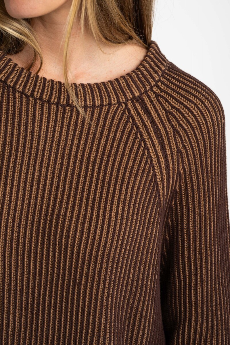 Sweater Texturado Chocolate