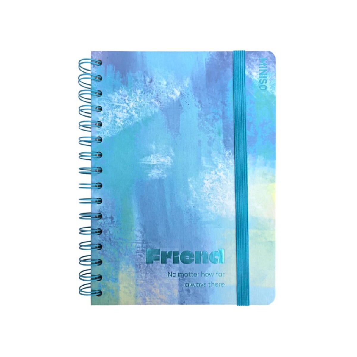 Cuaderno pastel A6 - celeste 