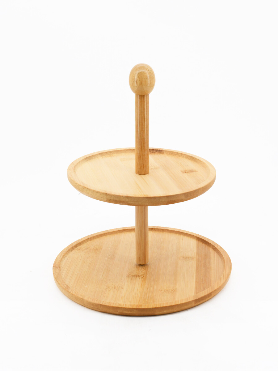 SOPORTE MADERA ALIMENTOS - BEIGE 