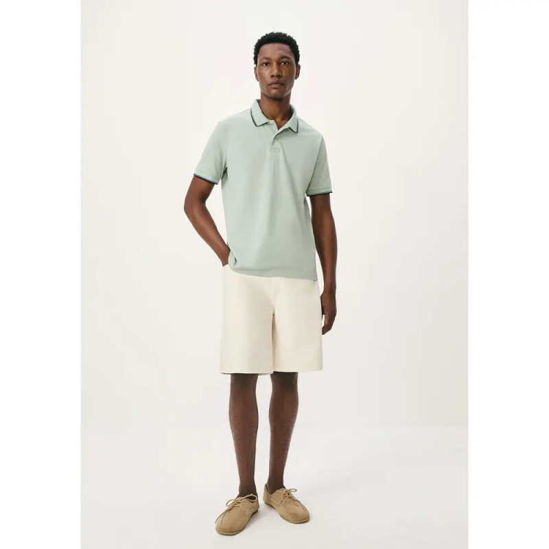 CAMISA POLO MM MASC VERDE CLARO