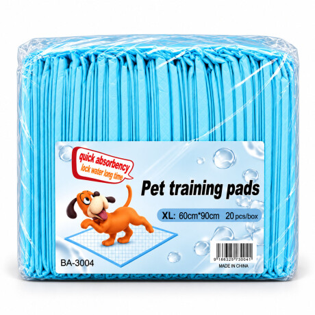 Pañales de Entrenamiento para Mascotas Talle XL 20 Unidades Celeste