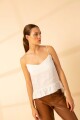 Top Peplum Blanco