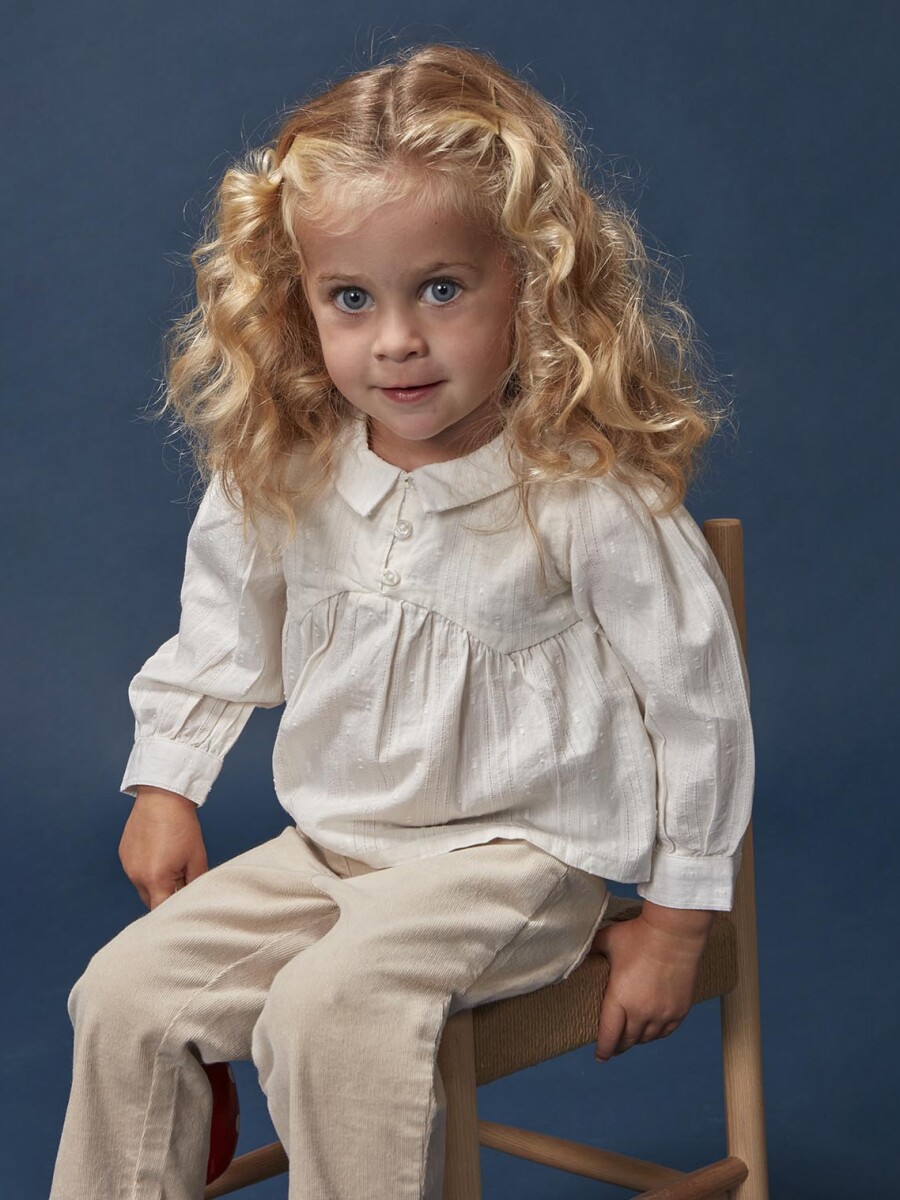 Blusa Canesu Especia Blanco Roto