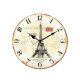 Reloj de pared mdf D28,8x3,5 cm EIFFEL