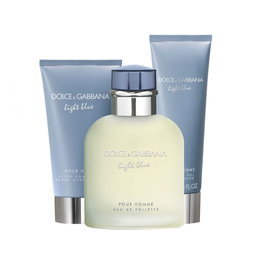 Dolce&Gabbana Light Blue Set Eau de Toilette 125ml + After Shave Balm 75ml + Gel de Ducha 50ml - Masculino Dolce&Gabbana Light Blue Set Eau de Toilette 125ml + After Shave Balm 75ml + Gel de Ducha 50ml - Masculino