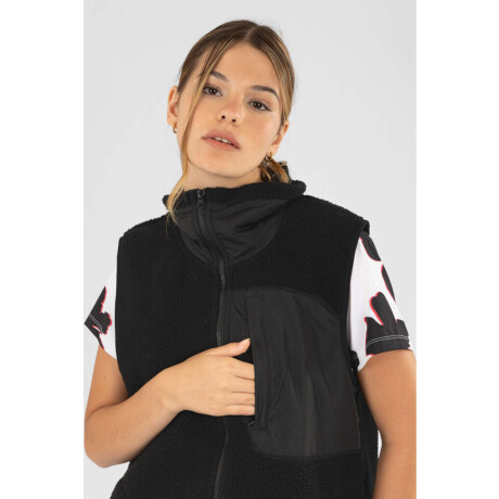 Chaleco sherpa Negro