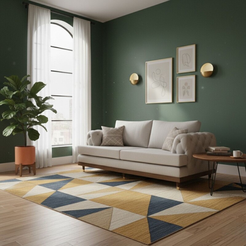 SOFA FLORENCIA CON CAPITONE 3C 305540 DISCONT Unica