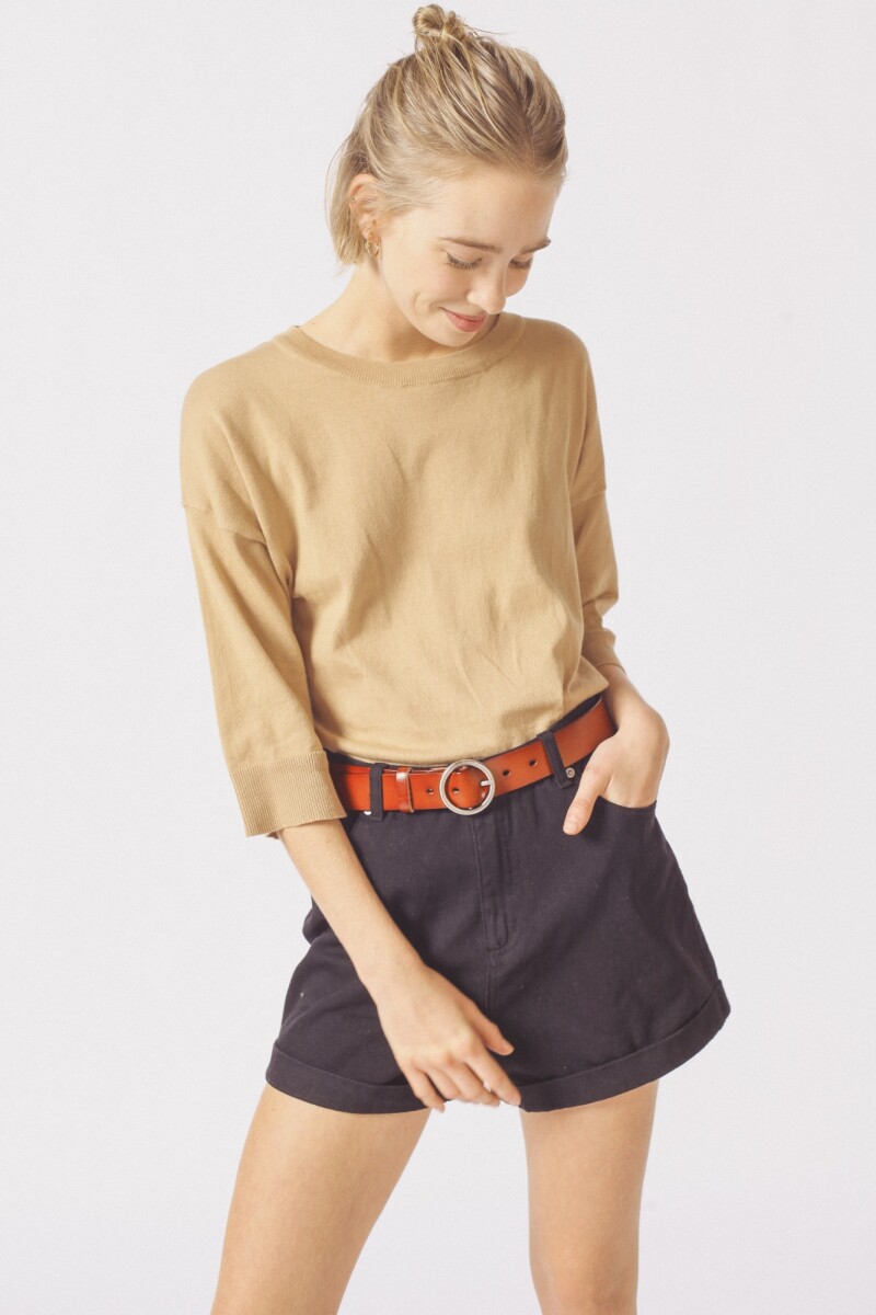 Sweater Ancho - Camel 