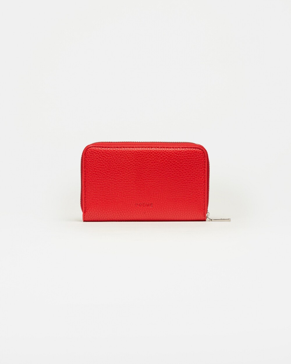 Billetera Mint en efecto cuero Rojo