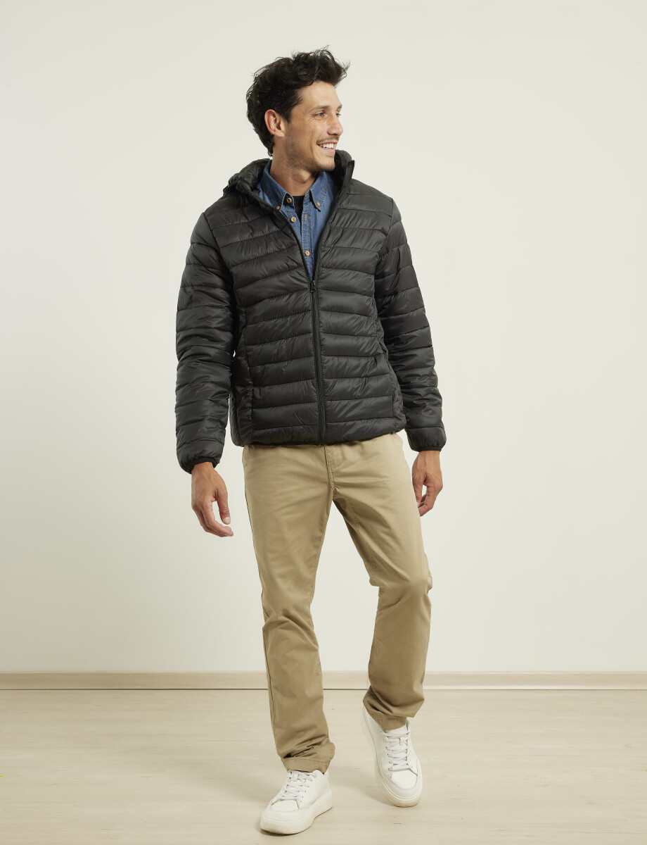 300211 CAMPERA HARRINGTON URBAN Negro