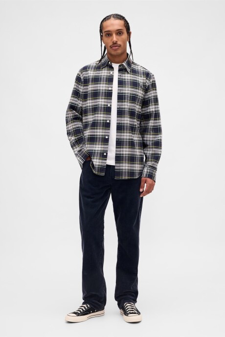 Pantalón De Pana Straight Hombre True Navy V2