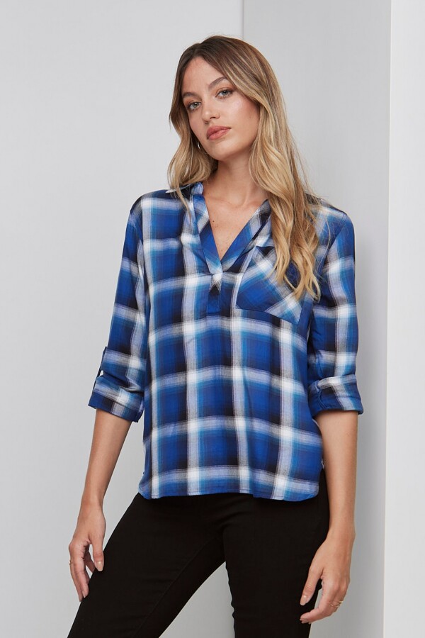 Blusa Cuadrille AZUL/MULTI