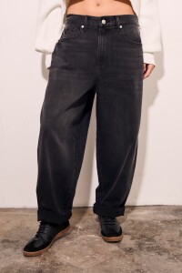 Jean Baggy Barrel Negro