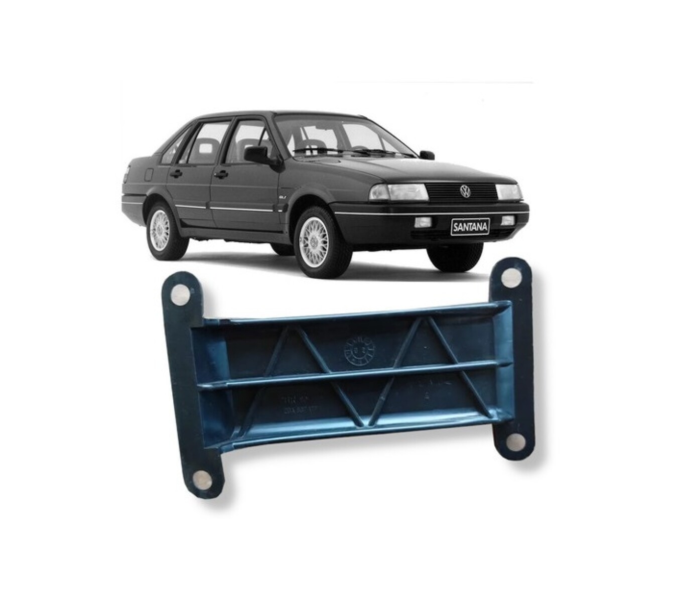 SOPORTE DE PARAGOLPE DELANTERO GOL G1 88/94 