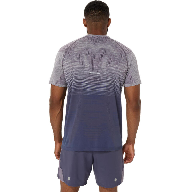 Polo Running Seamless Hombre Lavender Grey/indigo Fog
