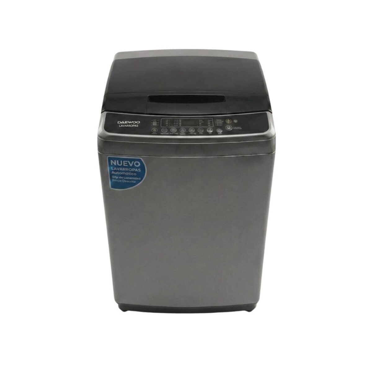Lavarropas Daewoo Carga Superior | Display Digital | Capacidad 7kg | Color gris 