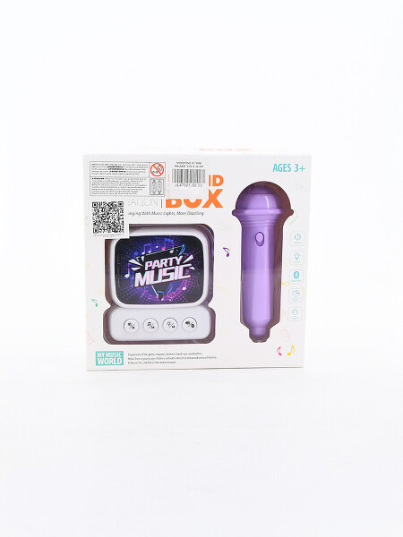 MICROFONO CON MINI PARLANTE BLANCO